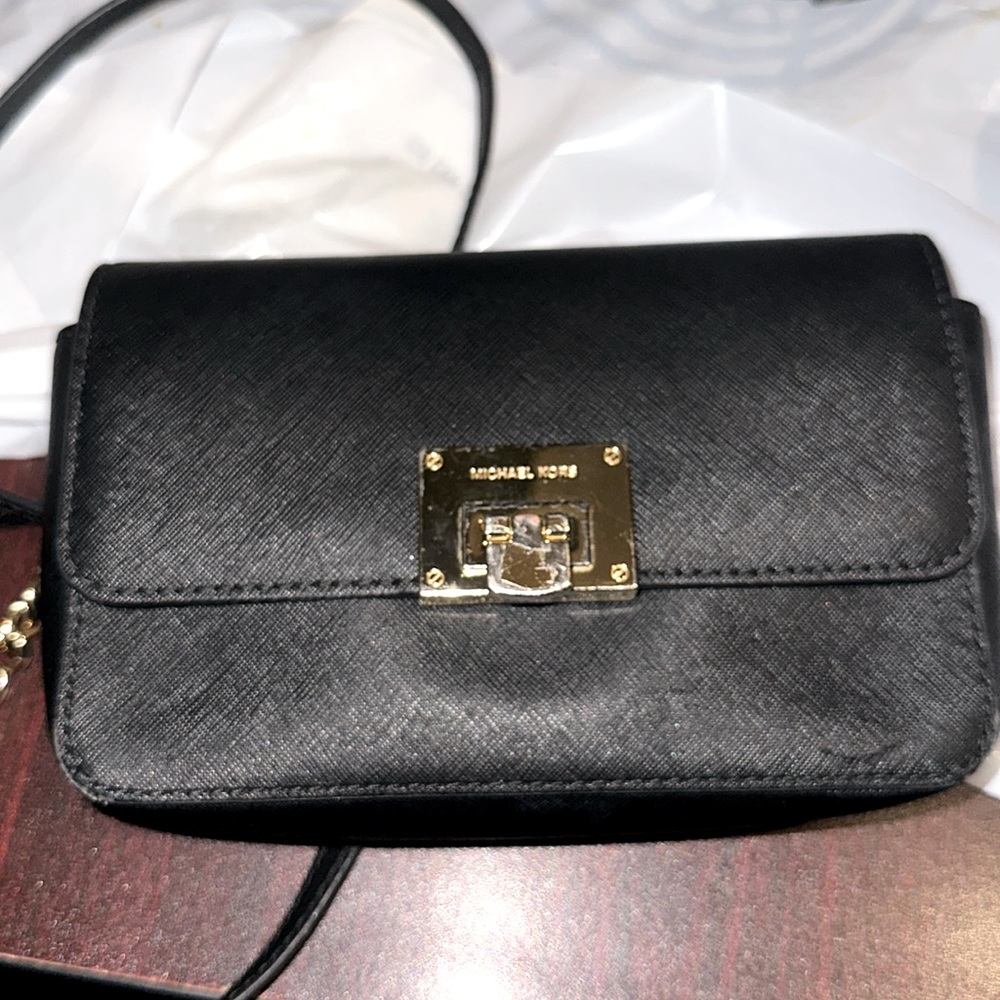 Michael Kors Small Crossbody Gold Chain Bag